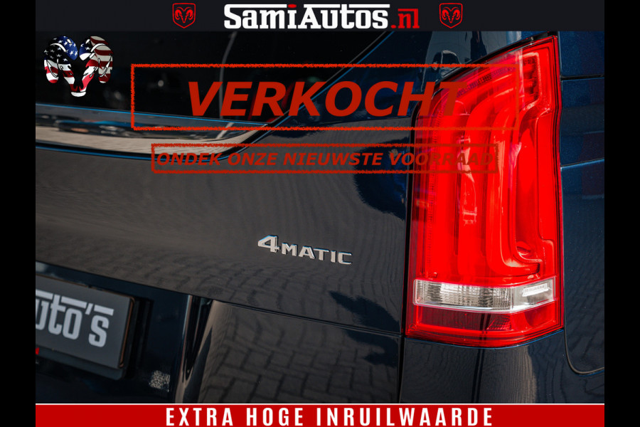 Mercedes-Benz V-Klasse AMG VIP PURE LUXE 6 PERSOONS | 4-MATIC | LANG | PANO DAK | EXCLUSIVE | ADAPTIVE CRUISE | ALCANTARA HEMEL | BURMESTER | 6 X STOELEN VERWARMD EN GEKOELD | ROYALE (CLASS) BEEN RUIMTE |