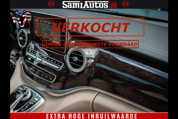 Mercedes-Benz V-Klasse AMG VIP PURE LUXE 6 PERSOONS | 4-MATIC | LANG | PANO DAK | EXCLUSIVE | ADAPTIVE CRUISE | ALCANTARA HEMEL | BURMESTER | 6 X STOELEN VERWARMD EN GEKOELD | ROYALE (CLASS) BEEN RUIMTE |