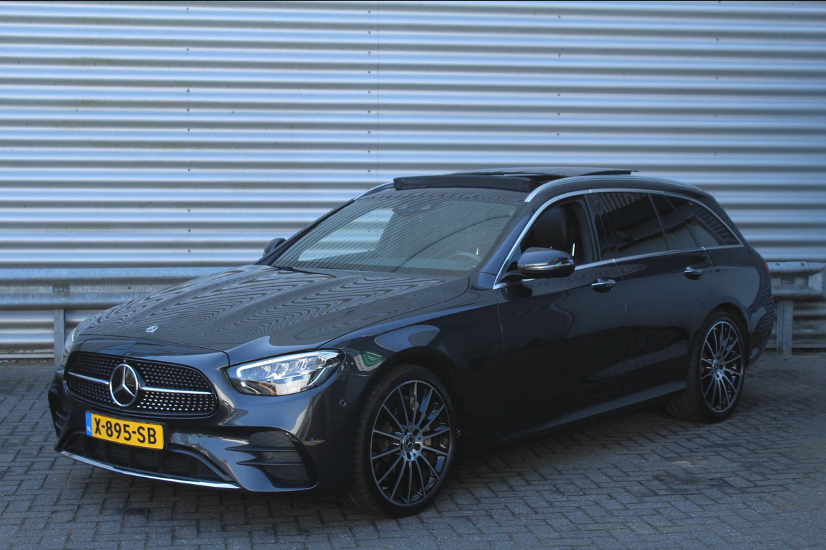 Mercedes-Benz E-Klasse Estate 300 e 320pk AMG Line AUTOMAAT PHEV SoH 99% Burmester Panoramadak