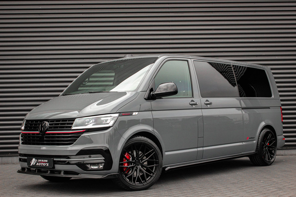 Volkswagen Transporter 2.0 TDI L2H1 BULLI 204PK DC DUBBEL CABINE / ALCANTARE HEMEL / FULL OPTIONS / LEDER / FULL BLACK / APPLE