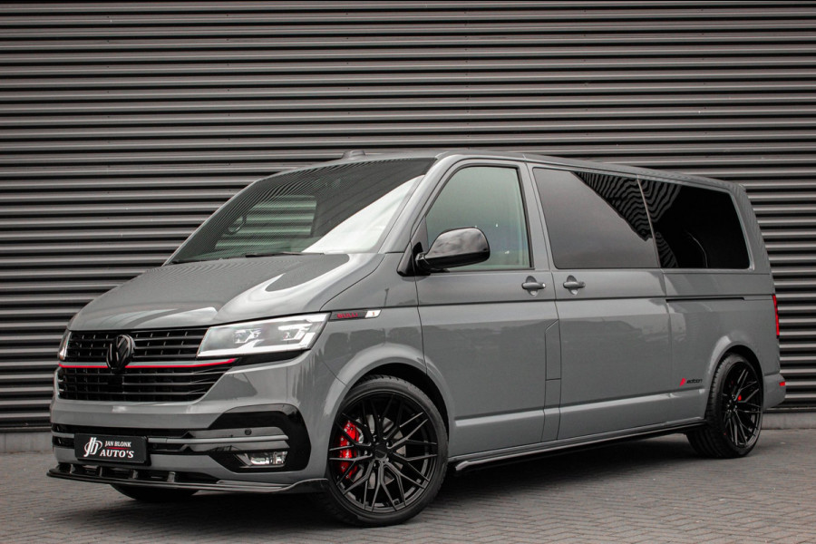 Volkswagen Transporter 2.0 TDI L2H1 BULLI 204PK DC DUBBEL CABINE / ALCANTARE HEMEL / FULL OPTIONS / LEDER / FULL BLACK / APPLE