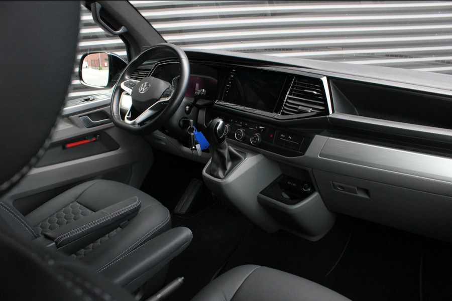 Volkswagen Transporter 2.0 TDI L2H1 BULLI 204PK DC DUBBEL CABINE / ALCANTARE HEMEL / FULL OPTIONS / LEDER / FULL BLACK / APPLE