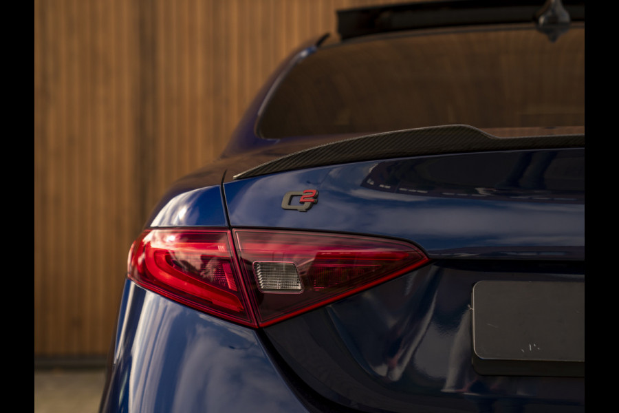 Alfa Romeo Giulia 2.0T 280pk Veloce Ti Q2 | Pano-dak | Blu Montecarlo | Race-mode