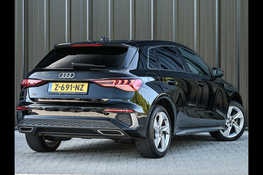 Audi A3 Sportback 40 TFSI e S Line | Soh% 92,5 | Sportstoel | Adaptive cruise control | Led | Stoelverwarming