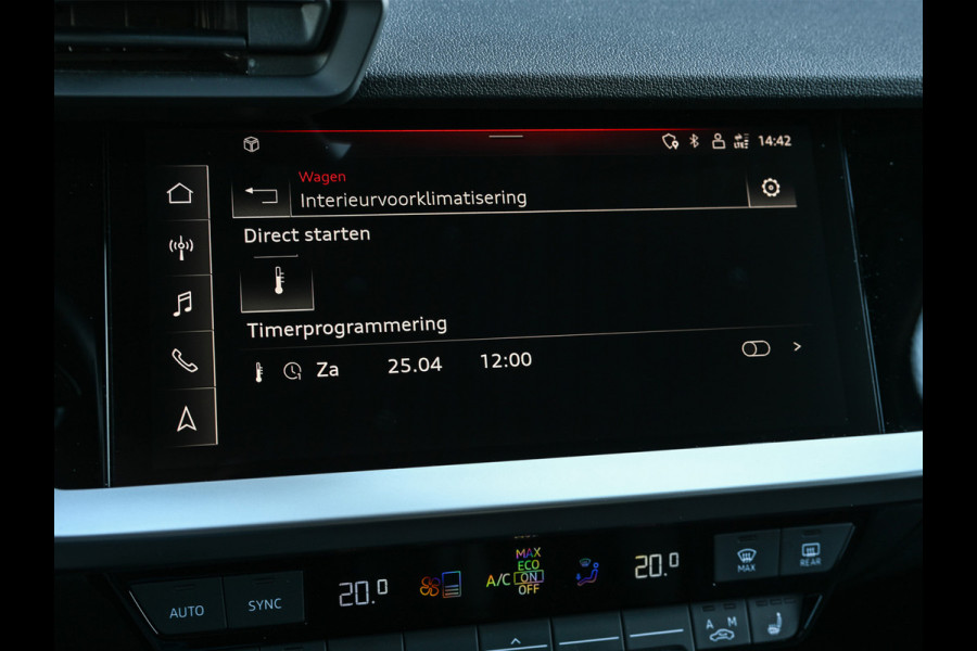 Audi A3 Sportback 40 TFSI e S Line | Soh% 92,5 | Sportstoel | Adaptive cruise control | Led | Stoelverwarming