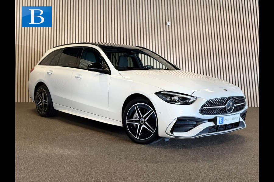 Mercedes-Benz C-Klasse Estate 300e AMG STYLING-PANORAMA-NIGHT-DODEHOEK-CAMERA-COMPL.