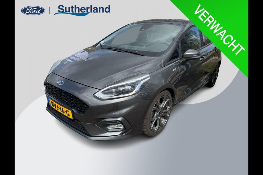 Ford Fiesta 1.0 EcoBoost ST-line 140pk Adaptieve Cruise | Dodehoeksensoren | Achteruitrijcamera | Climate control | Apple Carplay, Android auto | Metaal lak