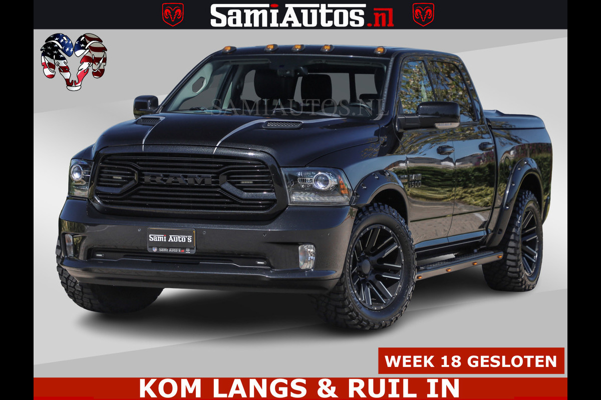 Dodge Ram HULK | BTW VRIJ MARGE | 5.7 V8 4x4 | SPORT | TOP STAAT | OPEN UITLAAT KLEP | WIDE BODY | DUBBELE CABINE | 5 PERSOONS |