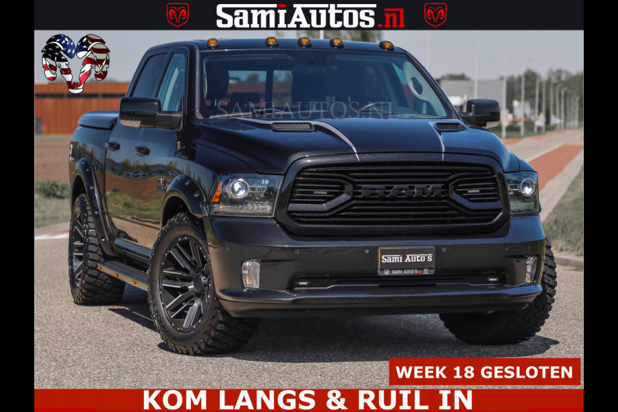 Dodge Ram HULK | BTW VRIJ MARGE | 5.7 V8 4x4 | SPORT | TOP STAAT | OPEN UITLAAT KLEP | WIDE BODY | DUBBELE CABINE | 5 PERSOONS |