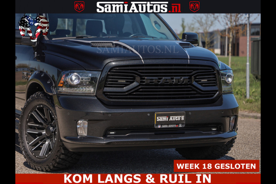 Dodge Ram HULK | BTW VRIJ MARGE | 5.7 V8 4x4 | SPORT | TOP STAAT | OPEN UITLAAT KLEP | WIDE BODY | DUBBELE CABINE | 5 PERSOONS |