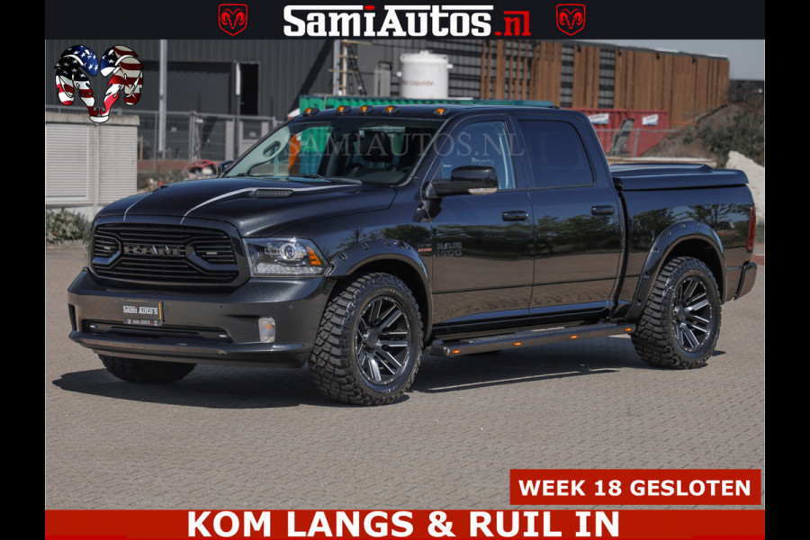 Dodge Ram HULK | BTW VRIJ MARGE | 5.7 V8 4x4 | SPORT | TOP STAAT | OPEN UITLAAT KLEP | WIDE BODY | DUBBELE CABINE | 5 PERSOONS |