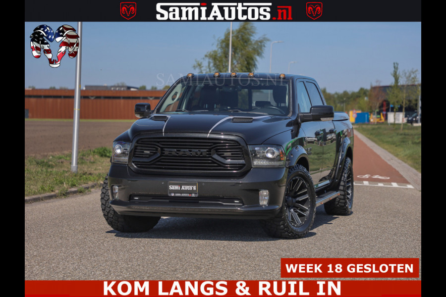 Dodge Ram HULK | BTW VRIJ MARGE | 5.7 V8 4x4 | SPORT | TOP STAAT | OPEN UITLAAT KLEP | WIDE BODY | DUBBELE CABINE | 5 PERSOONS |