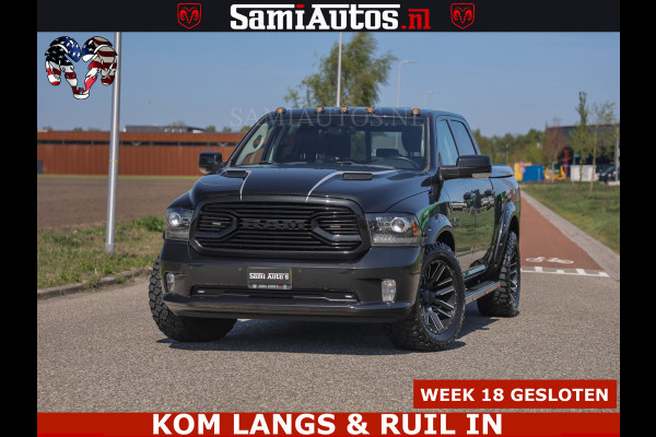 Dodge Ram HULK | BTW VRIJ MARGE | 5.7 V8 4x4 | SPORT | TOP STAAT | OPEN UITLAAT KLEP | WIDE BODY | DUBBELE CABINE | 5 PERSOONS |