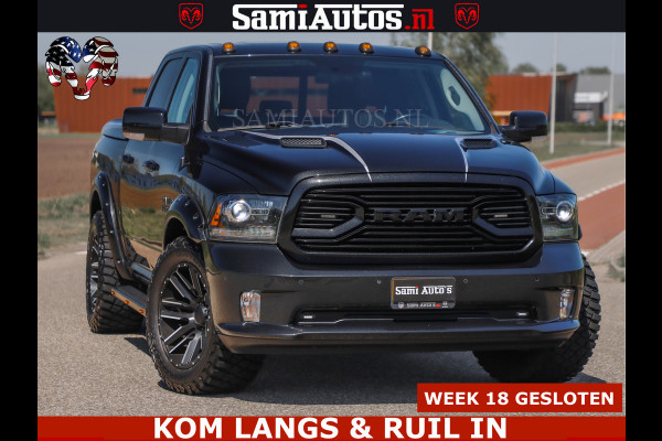 Dodge Ram HULK | BTW VRIJ MARGE | 5.7 V8 4x4 | SPORT | TOP STAAT | OPEN UITLAAT KLEP | WIDE BODY | DUBBELE CABINE | 5 PERSOONS |