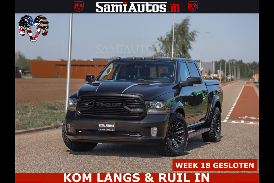 Dodge Ram HULK | BTW VRIJ MARGE | 5.7 V8 4x4 | SPORT | TOP STAAT | OPEN UITLAAT KLEP | WIDE BODY | DUBBELE CABINE | 5 PERSOONS |