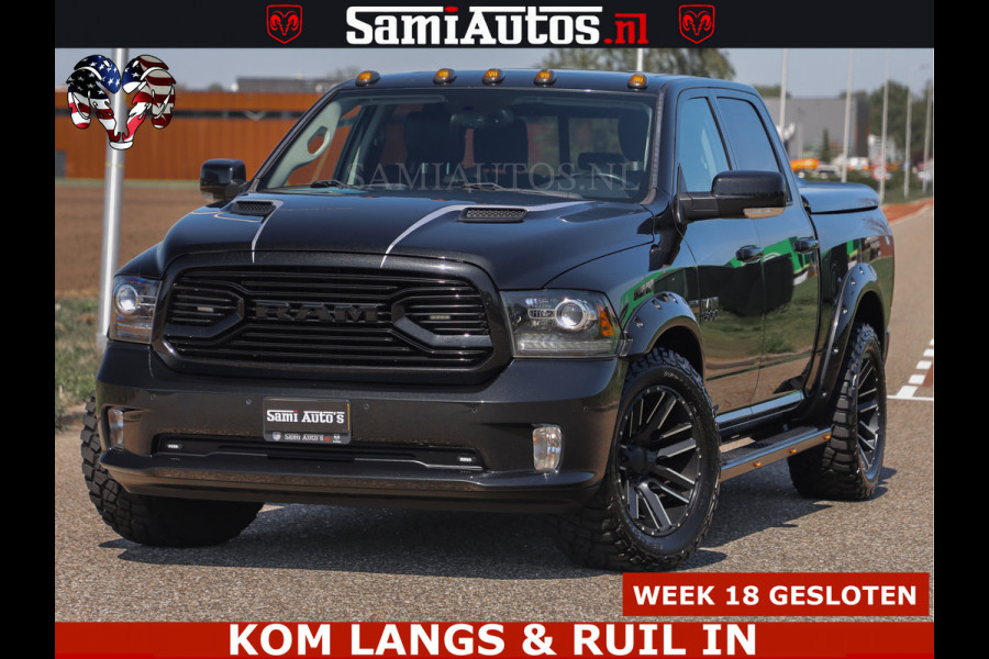 Dodge Ram HULK | BTW VRIJ MARGE | 5.7 V8 4x4 | SPORT | TOP STAAT | OPEN UITLAAT KLEP | WIDE BODY | DUBBELE CABINE | 5 PERSOONS |