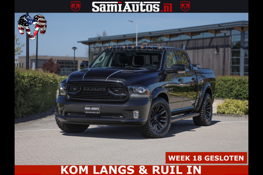 Dodge Ram HULK | BTW VRIJ MARGE | 5.7 V8 4x4 | SPORT | TOP STAAT | OPEN UITLAAT KLEP | WIDE BODY | DUBBELE CABINE | 5 PERSOONS |