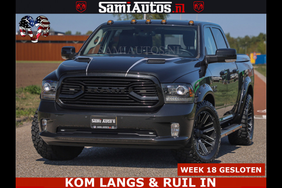Dodge Ram HULK | BTW VRIJ MARGE | 5.7 V8 4x4 | SPORT | TOP STAAT | OPEN UITLAAT KLEP | WIDE BODY | DUBBELE CABINE | 5 PERSOONS |