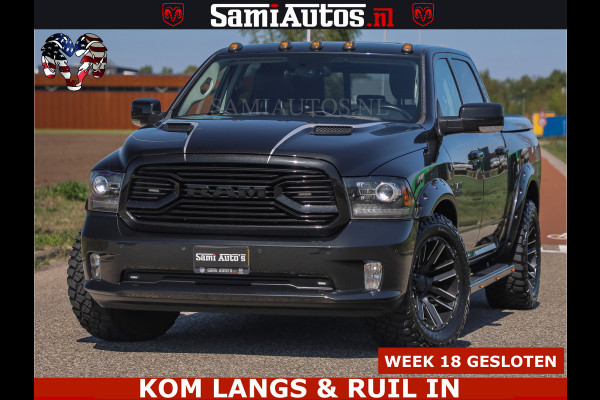 Dodge Ram HULK | BTW VRIJ MARGE | 5.7 V8 4x4 | SPORT | TOP STAAT | OPEN UITLAAT KLEP | WIDE BODY | DUBBELE CABINE | 5 PERSOONS |