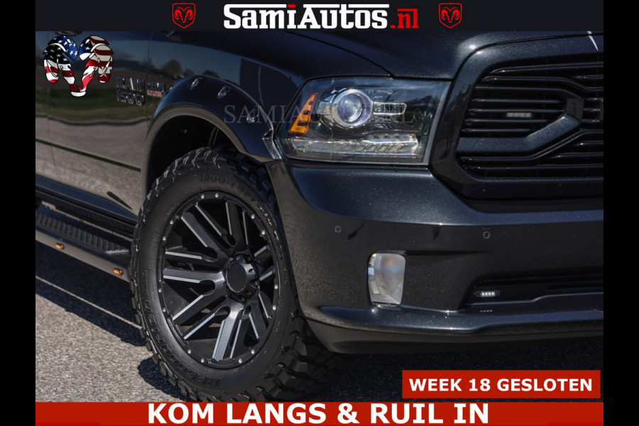 Dodge Ram HULK | BTW VRIJ MARGE | 5.7 V8 4x4 | SPORT | TOP STAAT | OPEN UITLAAT KLEP | WIDE BODY | DUBBELE CABINE | 5 PERSOONS |