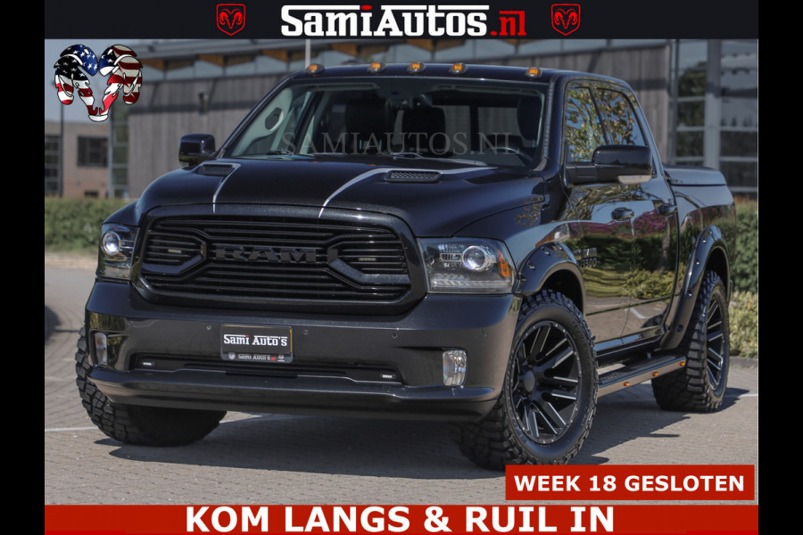Dodge Ram HULK | BTW VRIJ MARGE | 5.7 V8 4x4 | SPORT | TOP STAAT | OPEN UITLAAT KLEP | WIDE BODY | DUBBELE CABINE | 5 PERSOONS |