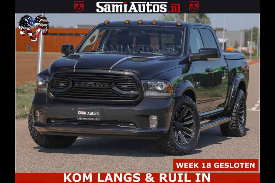 Dodge Ram HULK | BTW VRIJ MARGE | 5.7 V8 4x4 | SPORT | TOP STAAT | OPEN UITLAAT KLEP | WIDE BODY | DUBBELE CABINE | 5 PERSOONS |