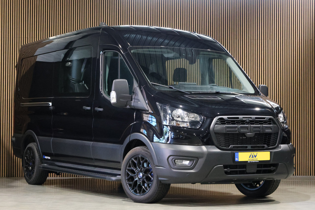 Ford Transit 350 2.0 TDCI L3H2 DC | 6-Zitter | Dubbel Cabine | CarPlay | Navigatie | Blind Spot | Stoelverwarming | Camera | DAB | Cruise control | Trekhaak | PDC V+A | BPM Vrij