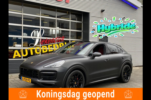 Porsche Cayenne Coupé 3.0 E-Hybrid 463PK - Matt Zwart I Panorama dak I Leer I Navigatie en nog veel Meer...