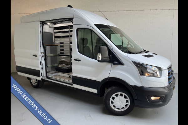Ford E-Transit SERVICEWAGEN ELEKTRISCH 350 L2H3 Trend 68 kWh BOTT INRICHTING, V230 OMVORMER, LUXE UITVOERING, RIJKLAARPRIJS!