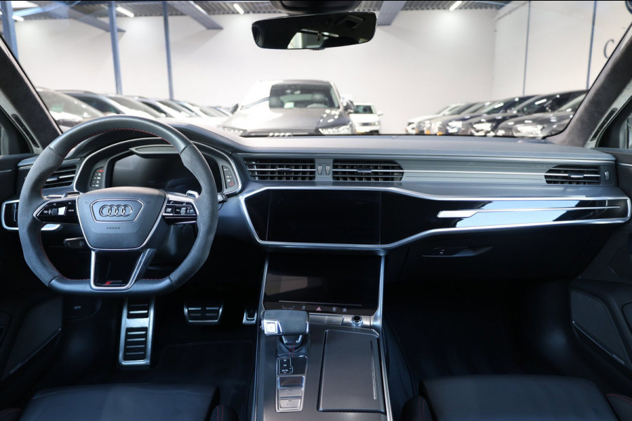 Audi RS6 Avant 4.0 TFSI quattro 600+PK BTW/KERAMISCH/SOFTCLOSE/VIRTUAL/B&O 3D/ACHTERASB/SFEER/PANO/22"/360 CAM/12 MND GARANTIE!