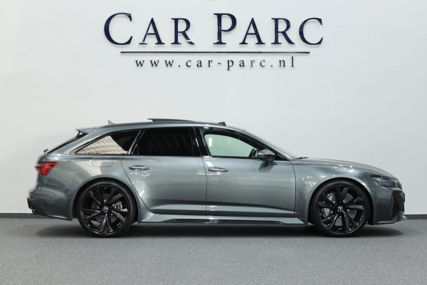 Audi RS6 Avant 4.0 TFSI quattro 600+PK BTW/KERAMISCH/SOFTCLOSE/VIRTUAL/B&O 3D/ACHTERASB/SFEER/PANO/22"/360 CAM/12 MND GARANTIE!