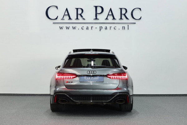 Audi RS6 Avant 4.0 TFSI quattro 600+PK BTW/KERAMISCH/SOFTCLOSE/VIRTUAL/B&O 3D/ACHTERASB/SFEER/PANO/22"/360 CAM/12 MND GARANTIE!