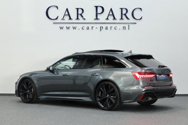 Audi RS6 Avant 4.0 TFSI quattro 600+PK BTW/KERAMISCH/SOFTCLOSE/VIRTUAL/B&O 3D/ACHTERASB/SFEER/PANO/22"/360 CAM/12 MND GARANTIE!