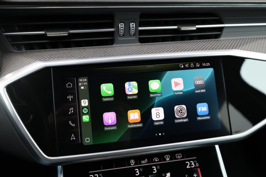 Audi RS6 Avant 4.0 TFSI quattro 600+PK BTW/KERAMISCH/SOFTCLOSE/VIRTUAL/B&O 3D/ACHTERASB/SFEER/PANO/22"/360 CAM/12 MND GARANTIE!