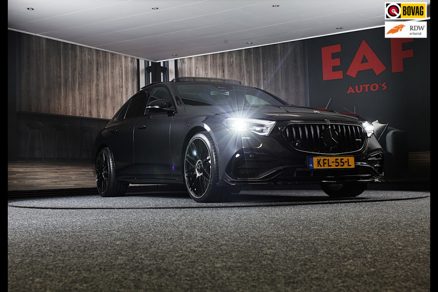 Mercedes-Benz E-Klasse 300 e AMG 53 Look / HYPERSCREEN / Acc / Memory / Elek Stoelen / 360 Camera / Dode Hoek / Open Pano / 21 Inc