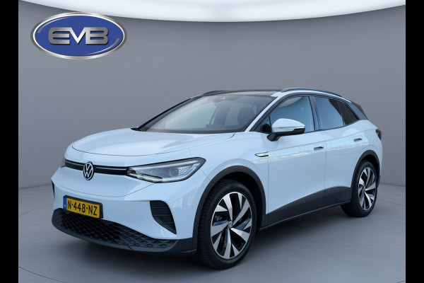 Volkswagen ID.4 Pro MAX 77 kWh, VOL OPTIES, panoramadak, soh 98 %, leder, el bedienbare trekhaak 21 inch, matrix led,, 360 camera