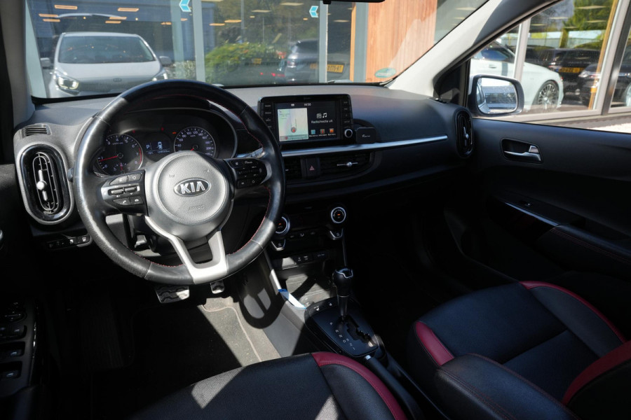 Kia Picanto 1.2 CVVT DynamicPlusLine GT Line Automaat Schuifdak Leer Cruise Navi