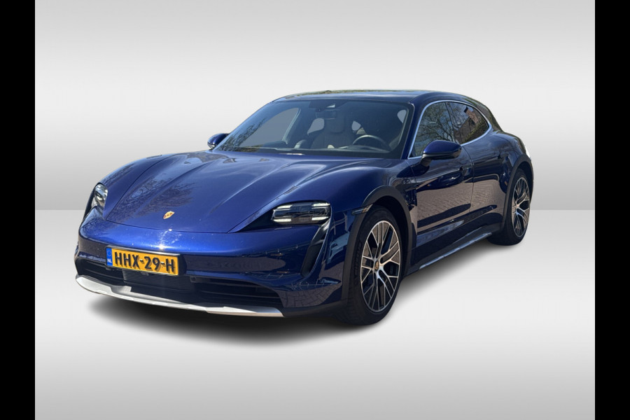 Porsche Taycan Cross Turismo 93 kWh / SOH 93,7% / Panoramadak / 360Camera / Luchtvering / Sportchrono / 20'' / Warmtepomp / Stoelverwarming 4x / DAB / CarPlay / Cruise Control