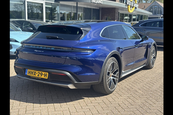 Porsche Taycan Cross Turismo 93 kWh / SOH 93,7% / Panoramadak / 360Camera / Luchtvering / Sportchrono / 20'' / Warmtepomp / Stoelverwarming 4x / DAB / CarPlay / Cruise Control
