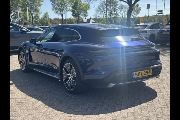 Porsche Taycan Cross Turismo 93 kWh / SOH 93,7% / Panoramadak / 360Camera / Luchtvering / Sportchrono / 20'' / Warmtepomp / Stoelverwarming 4x / DAB / CarPlay / Cruise Control