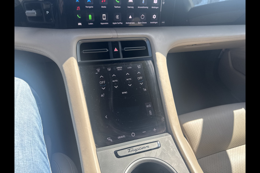 Porsche Taycan Cross Turismo 93 kWh / SOH 93,7% / Panoramadak / 360Camera / Luchtvering / Sportchrono / 20'' / Warmtepomp / Stoelverwarming 4x / DAB / CarPlay / Cruise Control