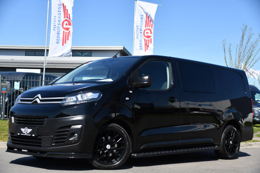 Citroën Jumpy 2.0 BlueHDI 145 L3 Black Edition 360 Camera, Cruise, Carplay , Stoelverwarming, 145pk, Trekhaak,  6 Zits, Multimedia, Uniek!