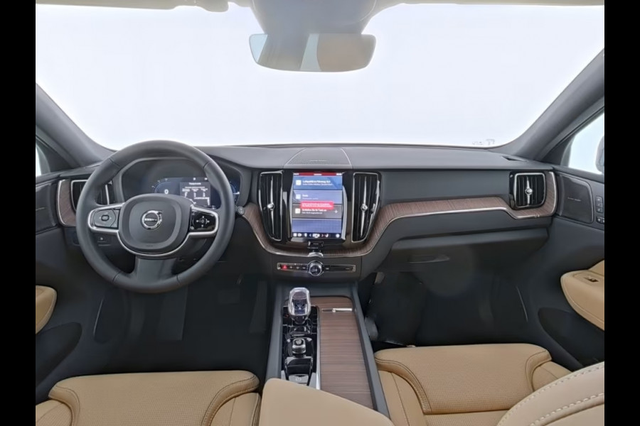 Volvo XC60 2.0 T8 Hybrid AWD Plus Bright (335kW/455PK) BEIGE LEDER, LUCHTV, PANO, TREKH, 21-inch LMV ** Slechts 9.090km. ** ** INFORMEER OOK NAAR ONZE AANTREKKELIJKE FINANCIAL-LEASE TARIEVEN **