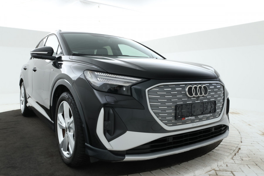 Audi Q4 e-tron 45 quattro S edition 77 kWh 265PK, S-line! Leer, Climate,