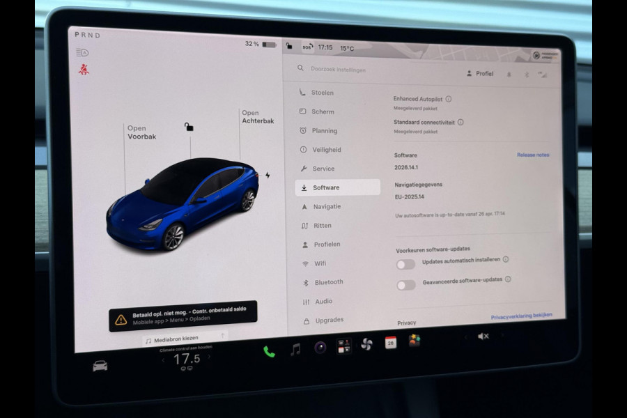 Tesla Model 3 Long Range AWD 75 kWh SoH 99,5%|2e Eigenaar|Navi|Pano|Camera|Leder|Clima|Cruise|N.A.P|APK tot 06-2027
