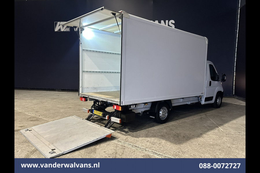 Peugeot Boxer 2.2 BlueHDi 141pk Bakwagen 436cm Lang Laadklep Euro6 Airco | Cruisecontrol | 1085kg laadvermogen Bijrijdersbank