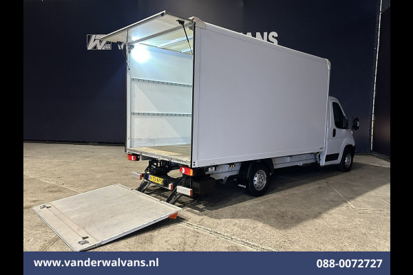 Peugeot Boxer 2.2 BlueHDi 141pk Bakwagen 436cm Lang Laadklep Euro6 Airco | Cruisecontrol | 1085kg laadvermogen Bijrijdersbank
