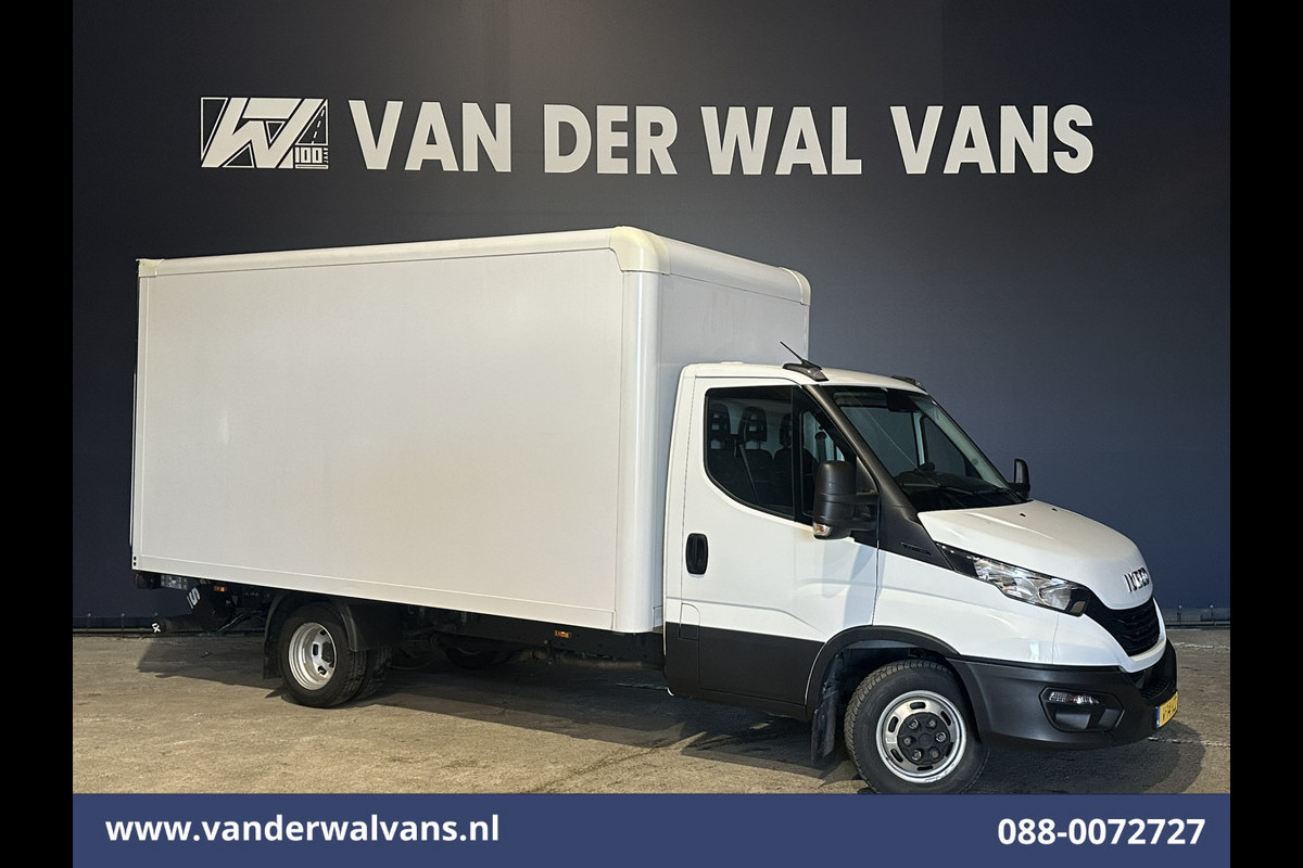 Iveco Daily 35C16H 157pk Bakwagen Laadklep Dubbel Lucht Euro6 Airco | 1010kg laadvermogen Bijrijdersbank
