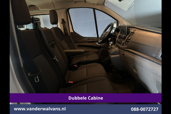 Ford Transit Custom 2.0 TDCI 130pk L2H1 Dubbele Cabine Euro6 inrichting | Airco | 6-Zits | LED | Cruisecontrol | Parkeersensoren Achterklep, 2800kg Trekvermogen
