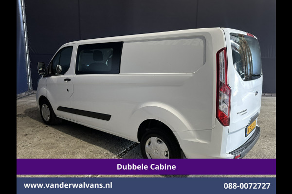 Ford Transit Custom 2.0 TDCI 130pk L2H1 Dubbele Cabine Euro6 inrichting | Airco | 6-Zits | LED | Cruisecontrol | Parkeersensoren Achterklep, 2800kg Trekvermogen